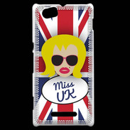 Coque Sony Xperia M Miss UK Blonde