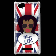 Coque Sony Xperia M Miss UK Black