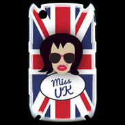 Coque Blackberry 8520 Miss UK Brune