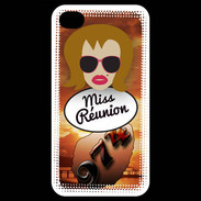 Coque iPhone 4 / iPhone 4S Miss Réunion Rousse
