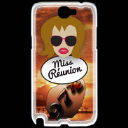 Coque Samsung Galaxy Note 2 Miss Réunion Rousse