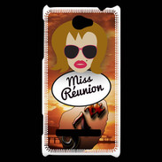 Coque HTC Windows Phone 8S Miss Réunion Rousse