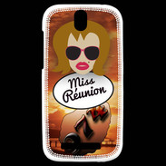 Coque HTC One SV Miss Réunion Rousse