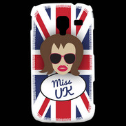Coque Samsung Galaxy Ace 2 Miss UK Chatain