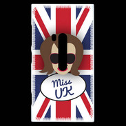 Coque Nokia Lumia 920 Miss UK Chatain