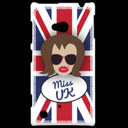 Coque Nokia Lumia 720 Miss UK Chatain