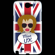 Coque Samsung Galaxy Note 2 Miss UK Rousse