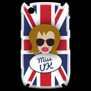 Coque Blackberry 8520 Miss UK Rousse