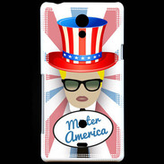 Coque Sony Xperia T Mister América Blond