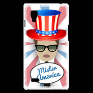 Coque LG Optimus L9 Mister América Chatain
