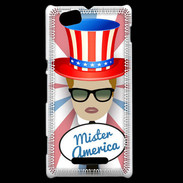 Coque Sony Xperia M Mister América Roux