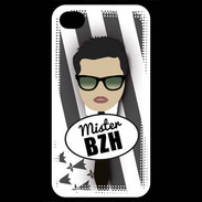 Coque iPhone 4 / iPhone 4S Mister Bretagne Brun