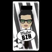 Coque LG Optimus L7 Mister Bretagne Brun