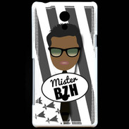 Coque Sony Xperia T Mister Bretagne Black
