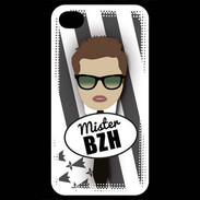 Coque iPhone 4 / iPhone 4S Mister Bretagne Chatain