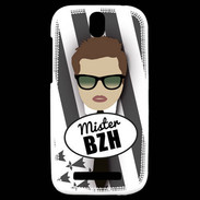 Coque HTC One SV Mister Bretagne Chatain