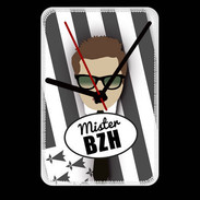 Grande pendule murale Mister Bretagne Chatain