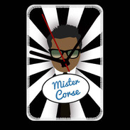 Grande pendule murale Mister Corse Black