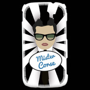Coque Samsung Galaxy Ace 2 Mister Corse Brun