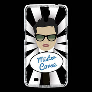 Coque Samsung Galaxy Mega Mister Corse Brun
