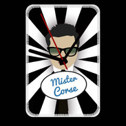 Grande pendule murale Mister Corse Brun