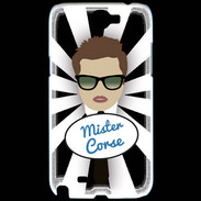 Coque Samsung Galaxy Note 2 Mister Corse Chatain