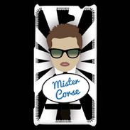 Coque HTC Windows Phone 8S Mister Corse Chatain
