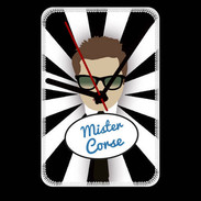 Grande pendule murale Mister Corse Chatain