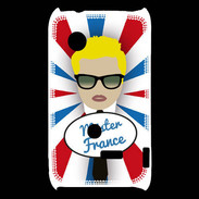 Coque Sony Xperia Typo Mister France Blond