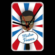 Grande pendule murale Mister France Black