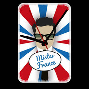 Grande pendule murale Mister France Brun