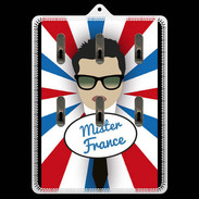 Porte clés Mister France Brun