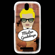 Coque HTC One SV Mister Guadeloupe Blond