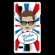 Coque LG Optimus L9 Mister France Chatain