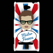 Coque HTC Windows Phone 8S Mister France Chatain