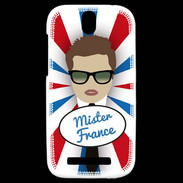 Coque HTC One SV Mister France Chatain