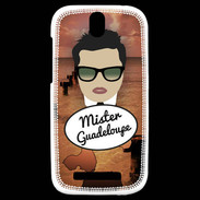 Coque HTC One SV Mister Guadeloupe Brun