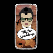 Coque Samsung Galaxy S4mini Mister Guadeloupe Brun