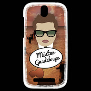 Coque HTC One SV Mister Guadeloupe Chatain