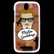 Coque HTC One SV Mister Guadeloupe Roux