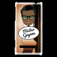 Coque HTC Windows Phone 8S Mister Guyane Black