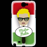 Coque Samsung Galaxy Note 2 Mister Italie Blond