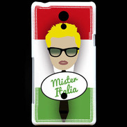 Coque Sony Xperia T Mister Italie Blond