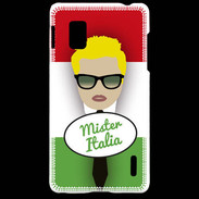 Coque LG Optimus G Mister Italie Blond