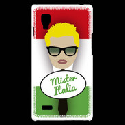 Coque LG Optimus L9 Mister Italie Blond
