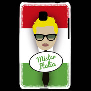 Coque LG Optimus L3 II Mister Italie Blond