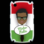 Coque Blackberry 8520 Mister Italie Black