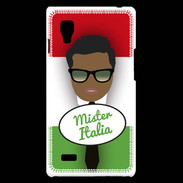 Coque LG Optimus L9 Mister Italie Black