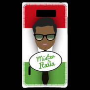 Coque LG Optimus L7 Mister Italie Black