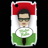 Coque Blackberry 8520 Mister Italie Brun